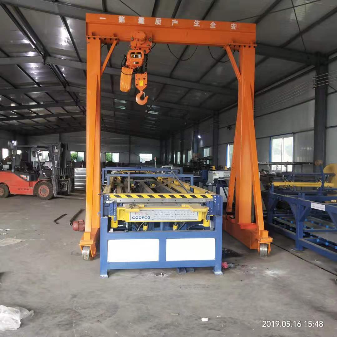 烟台十吨龙门架悬臂吊 泰安益腾起重机械助力建筑工程效率升级